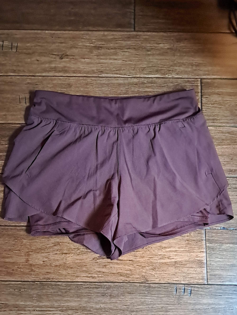Avia Layered Active Skort in Plum Brown